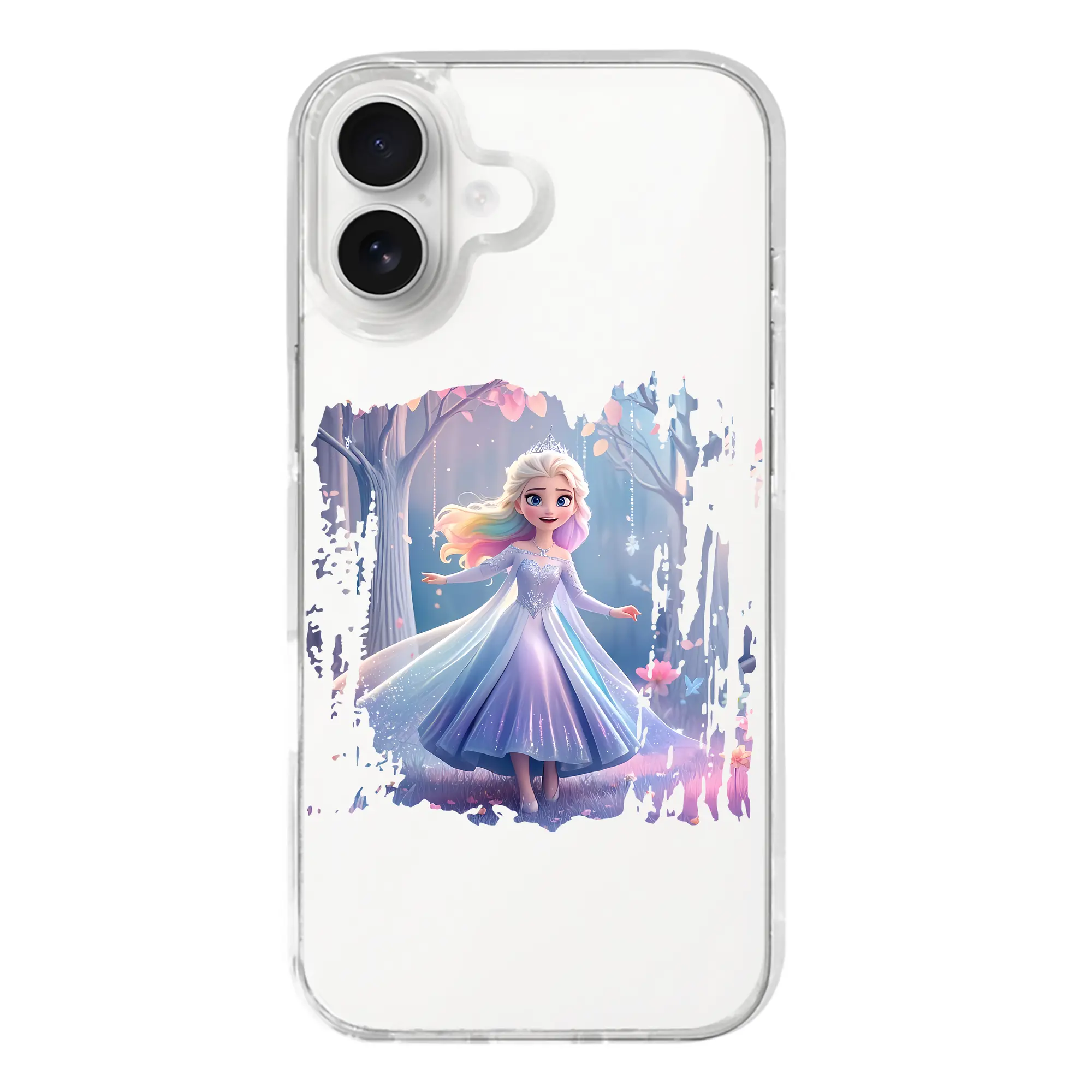 アナと雪の女王(Frozen) グッズ エルサ(Elsa) - iPhone 17シリーズ 透明スマホケース – 薄型・耐衝撃・精密フィット保護カバー